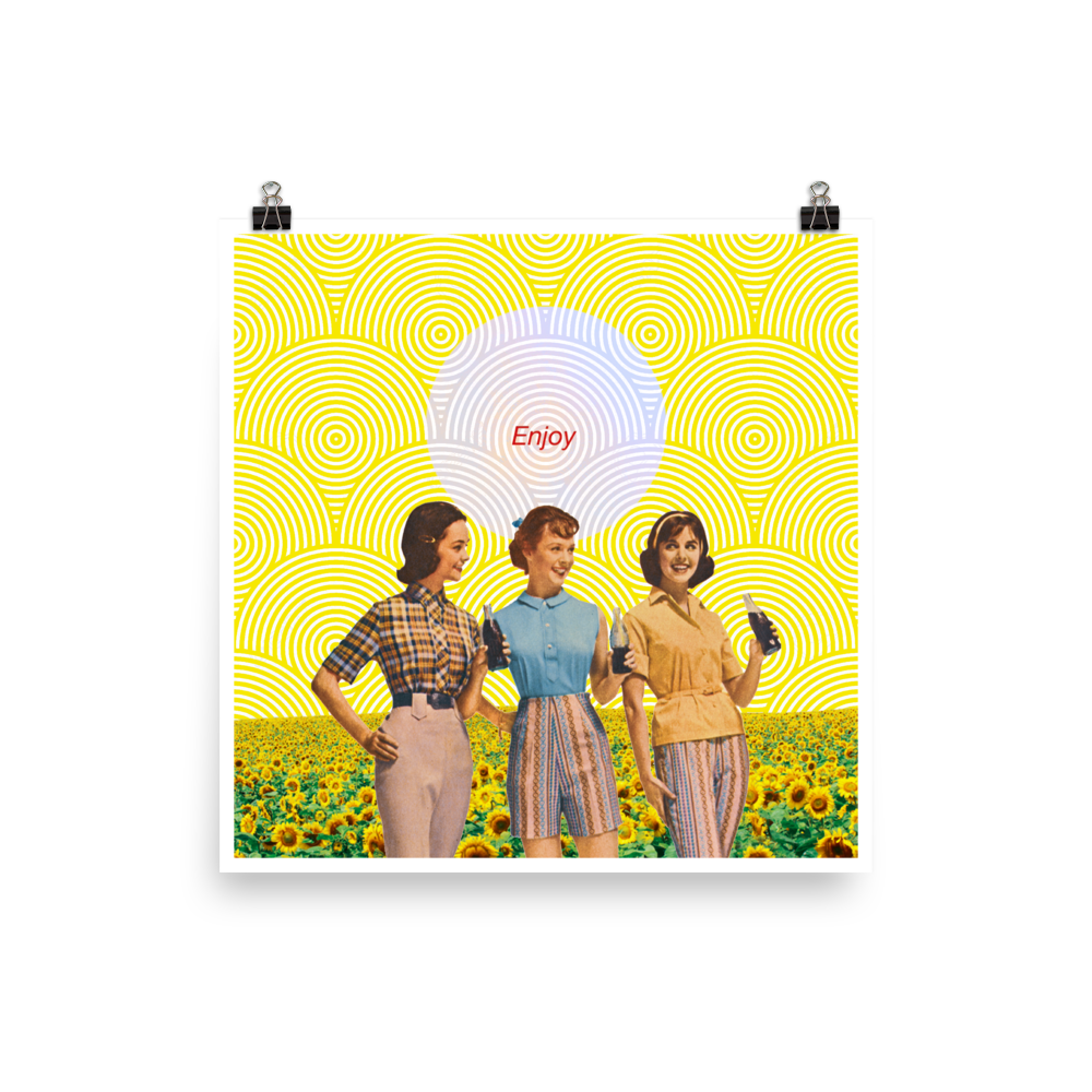'Enjoy' Print